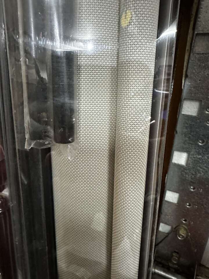 Valanced Pole-Operated Outdoor Shade 6w x 8l