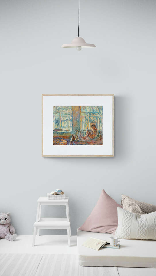 "In Her World of Pure Imagination" Fine Art Print