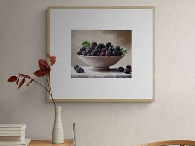 "Blackberries" Fine Art Print