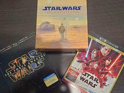 Star wars blu ray movie set