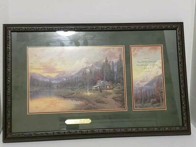 Thomas Kinkade Accent Prints w/Certificate