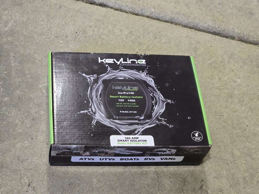 Dual Battery Isolator Kit, 140Amp Battery Isolator