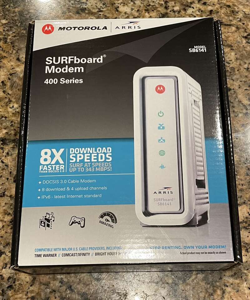 Arris Motorola SB6141 Surfboard Modem Internet