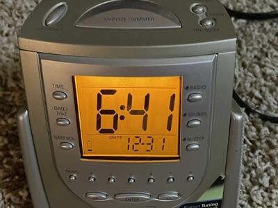 Timex Digital Alarm Clock Radio Nature Sounds