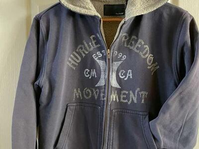 Hurley Shepherd Fleece Lined Hoodie Youth 10-12 M