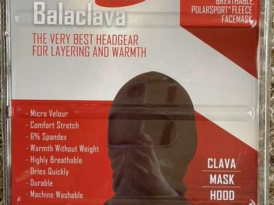 Balaclava Polar Sport Fleece Facemask Hood L XL