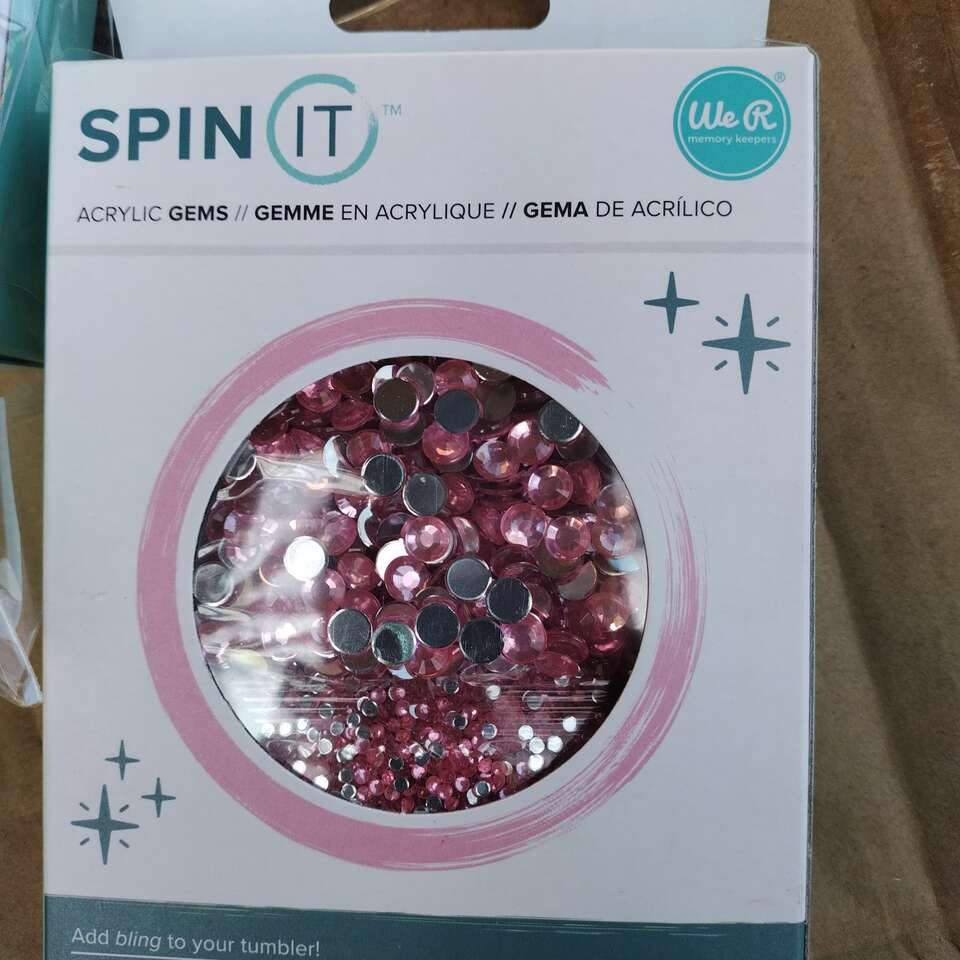 spin it acrylic gemstones