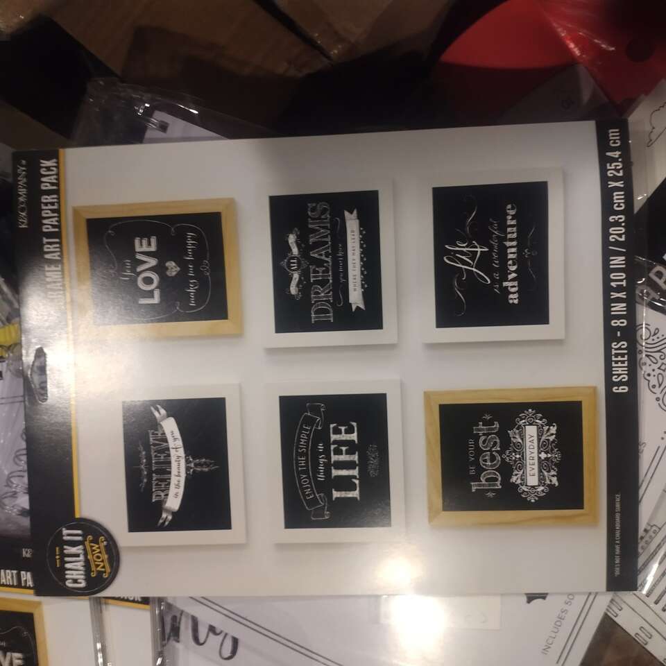 KC and company frame art paperback 6 sheets