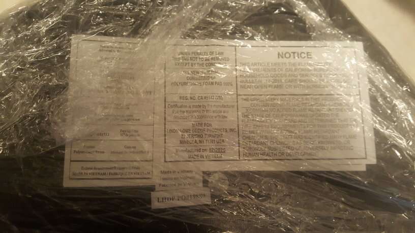 New odd shaped leather cushion