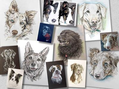 Pet Portraits, Logo/Graphic Design, Custom Art