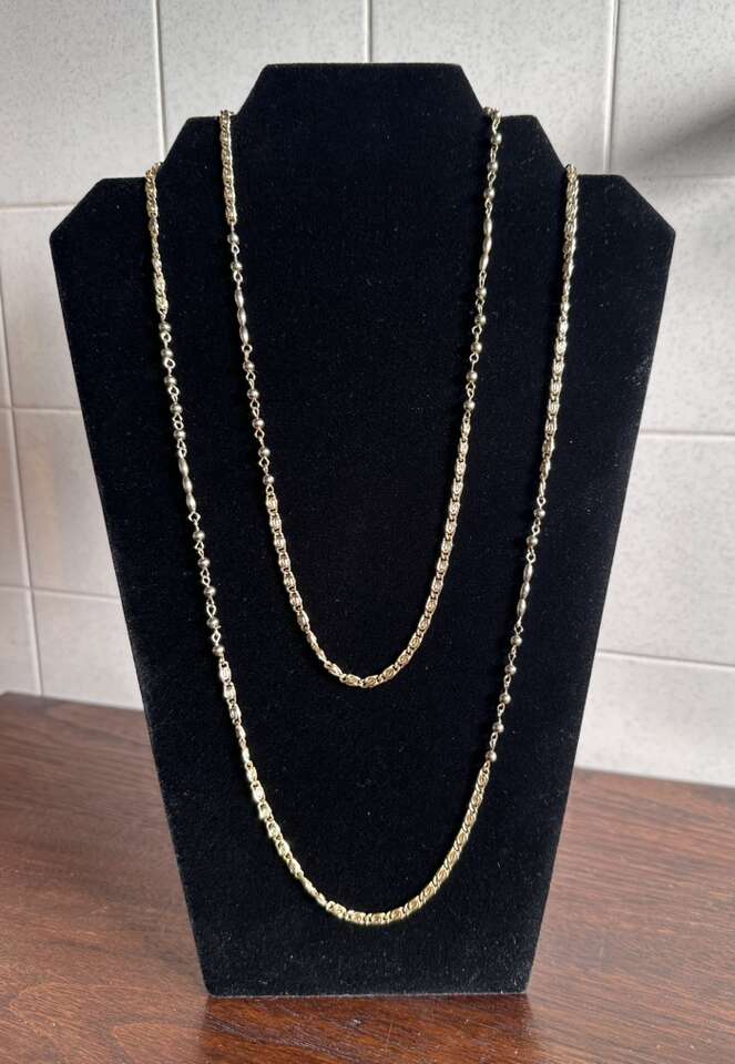 Vintage Gold tone Chain Necklaces - Choose