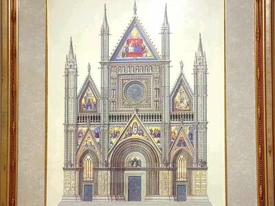 Framed Orvieto Duomo
