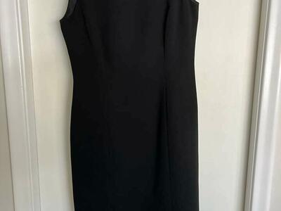 Sleeveless Black Womens Formal Sheath Dress Size 6
