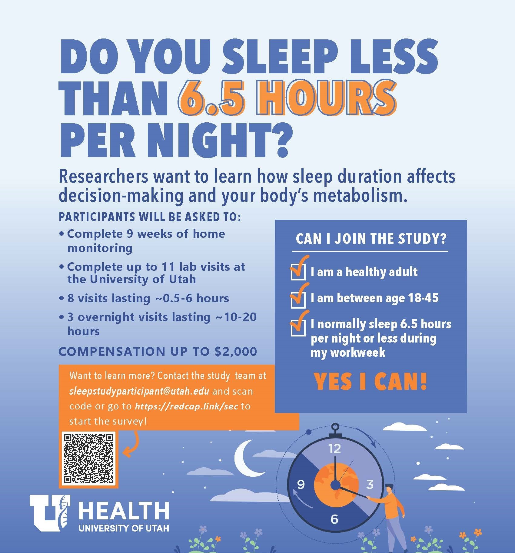 University of Utah Sleep & Circadian Physiology