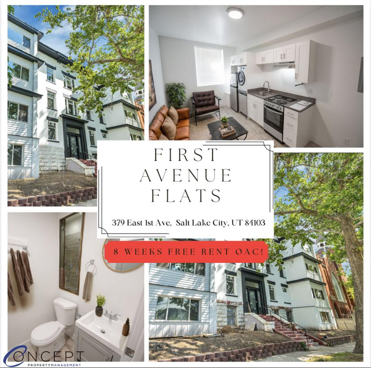 Apartment For Rent at 379 1st Avenue, Salt Lake City, UT 84103