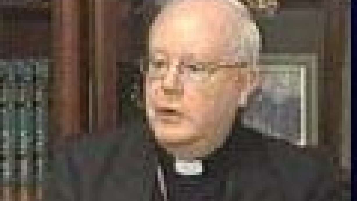 Bishop, Students Call Attention to Defacing of Plaque