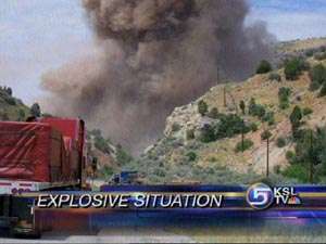Tanker Truck Explodes, Highway 6 Shut Down