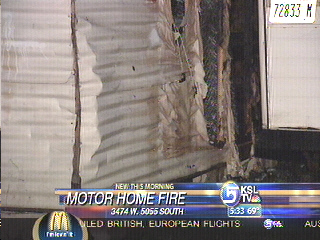 Crews Extinguish Motor Home Fire