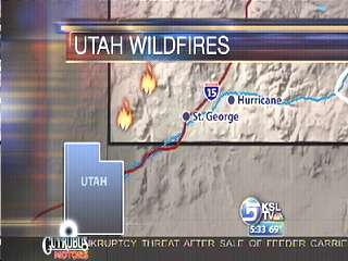 S. Utah Wildfire Nearly Contained