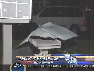 Mailbox Blown Up Overnight