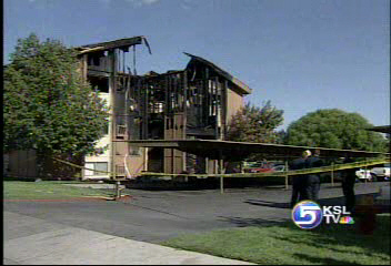 Fire Destroys Apartment Building