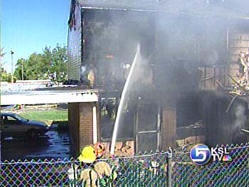 Fire Forces Two to Jump to Safety