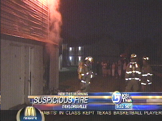 Taylorsville Fire Called Suspicious