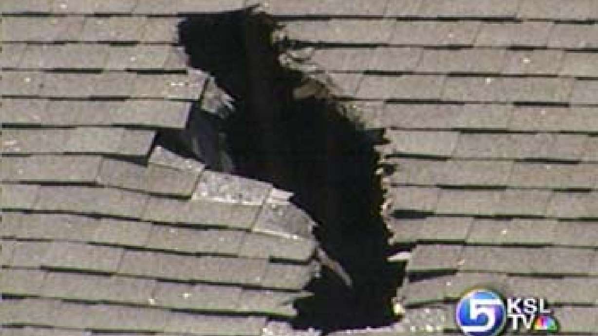 Wheel Flies Off Cement Truck, Tears Hole in Roof of Home