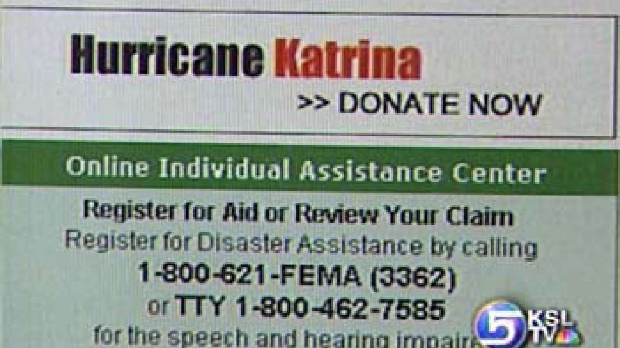 Scammers Trying to Profit from Katrina Disaster