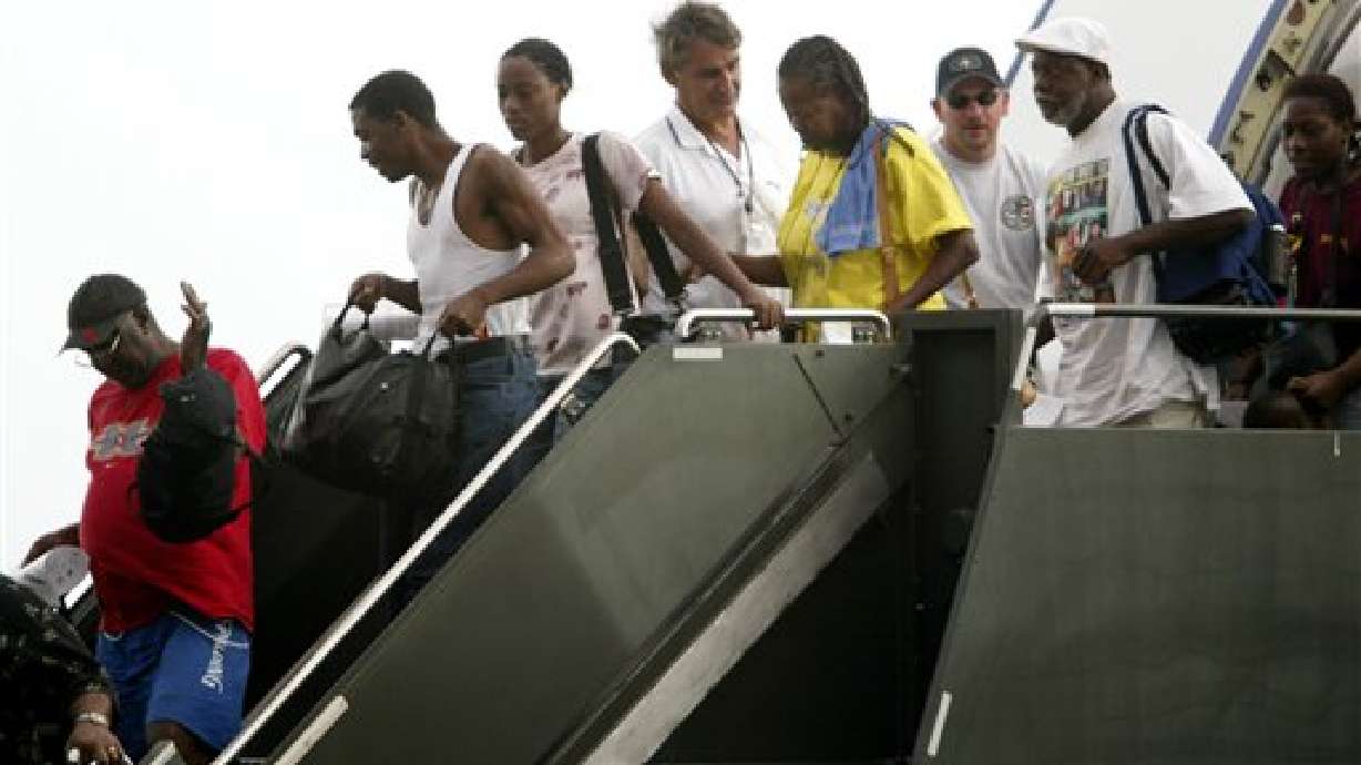 Evacuees Not Told Where They Were Going