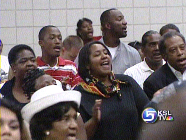 Refugees Attend Church Services At Camp Williams