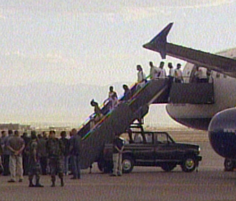 Police Uncover Evacuees' Criminal Histories