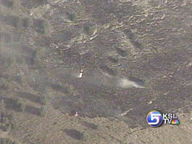 Wildfire Burns on Lake Mountain