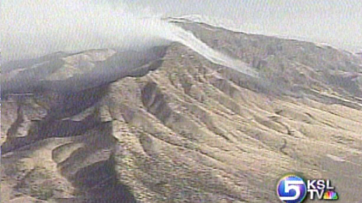 Wildfire Burns on Lake Mountain