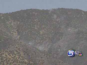 Fire Still Burning South of Eagle Mountain