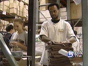 Evacuees Report to Work at Cabelas