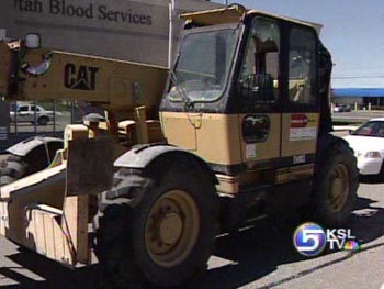 Man Takes Police on Slow-Speed Chase with Boom Lift