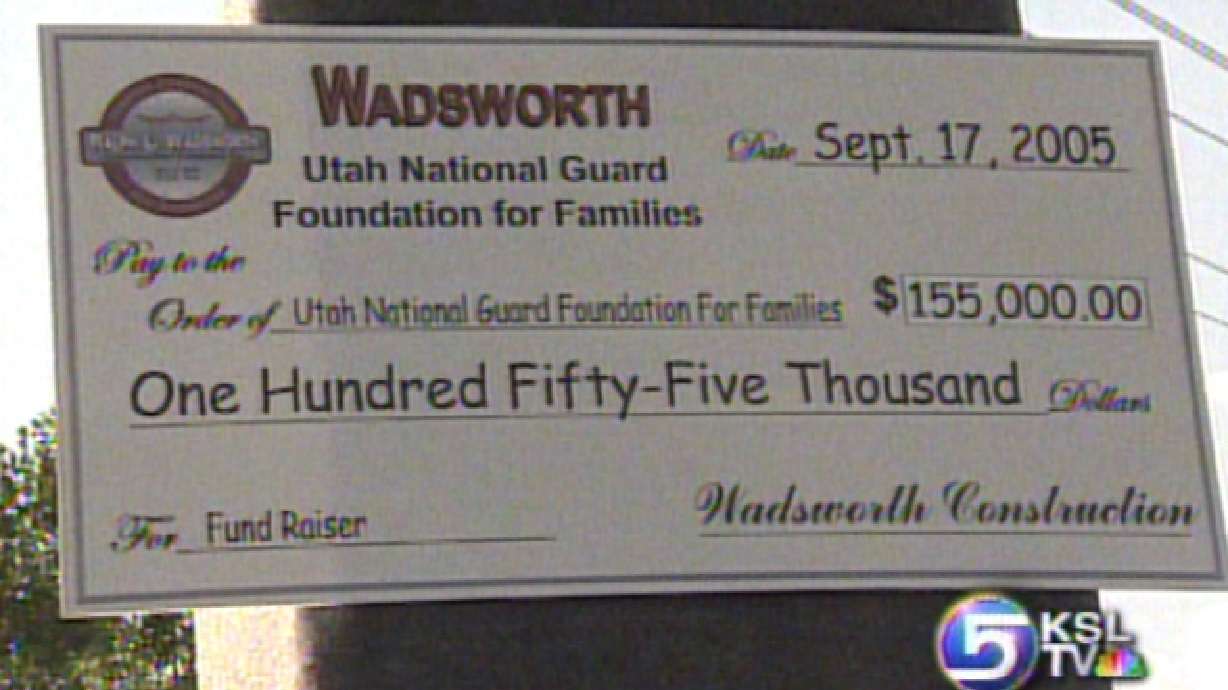 Community Raises Money for Families of National Guard