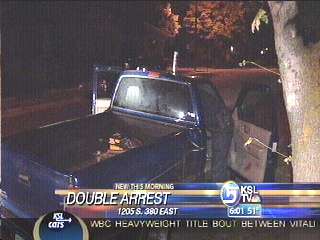 Officer Arrests Two Wanted People