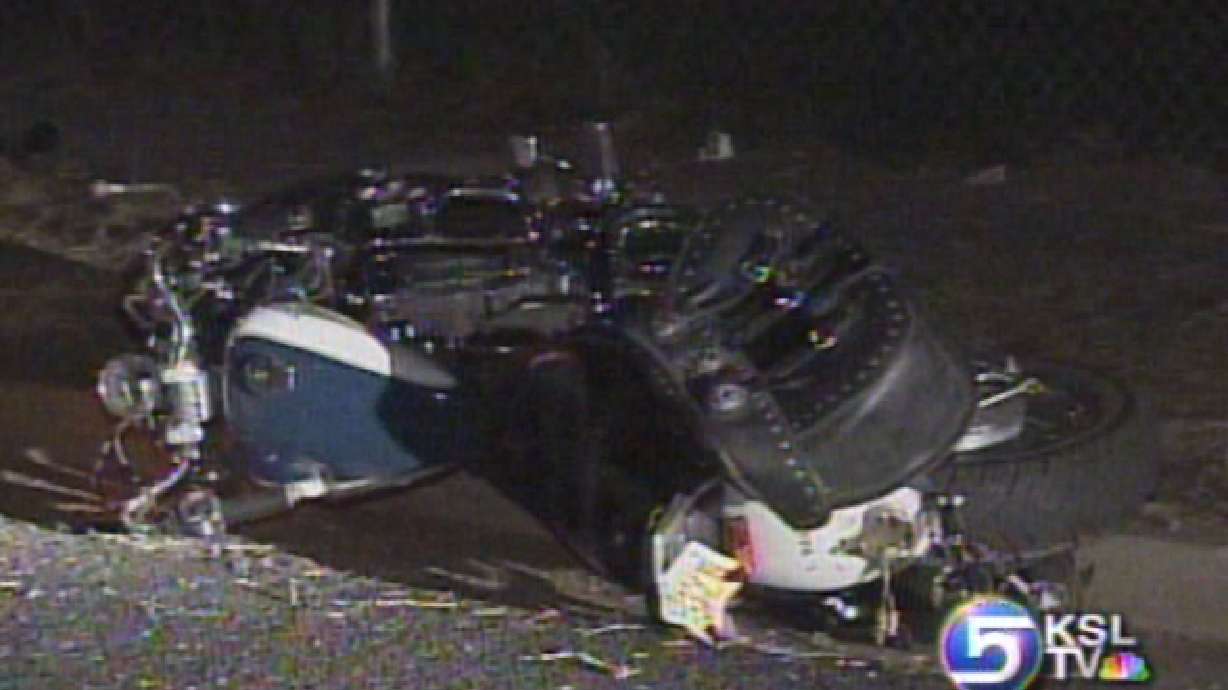 Motorcycle Crash Sends Man to Hospital