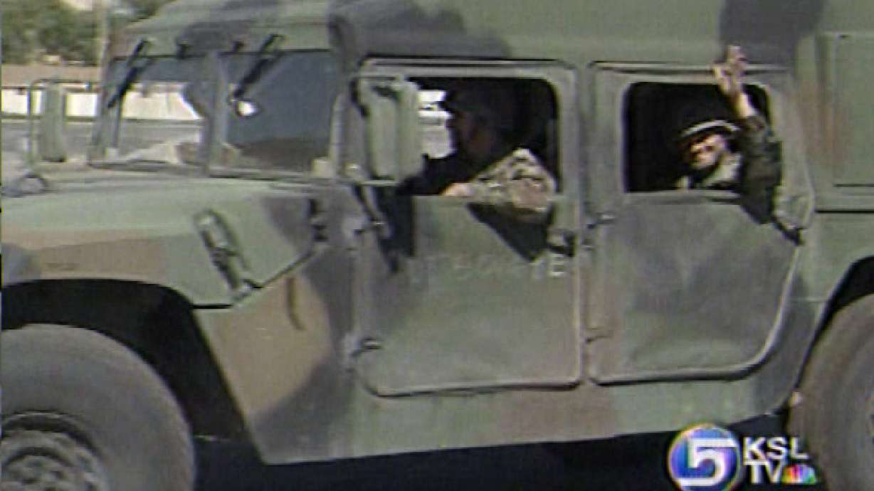 More Guard Members Leave for Gulf Coast