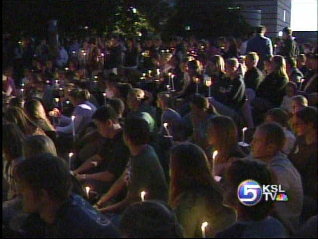 Students Honor Accident Victims in Candlelight Vigil