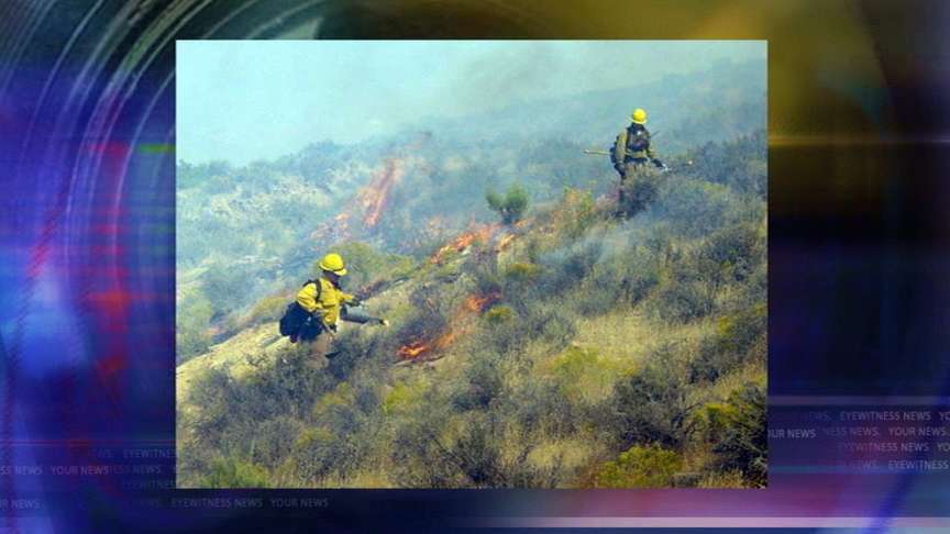 100 Firefighters Battle Wildfire in S. Utah