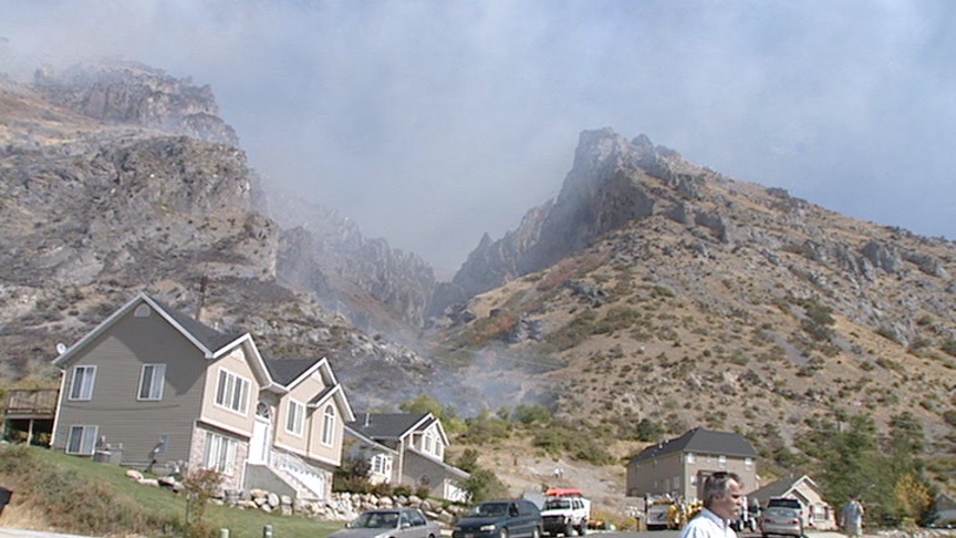 Fire Threatened Homes in Springville