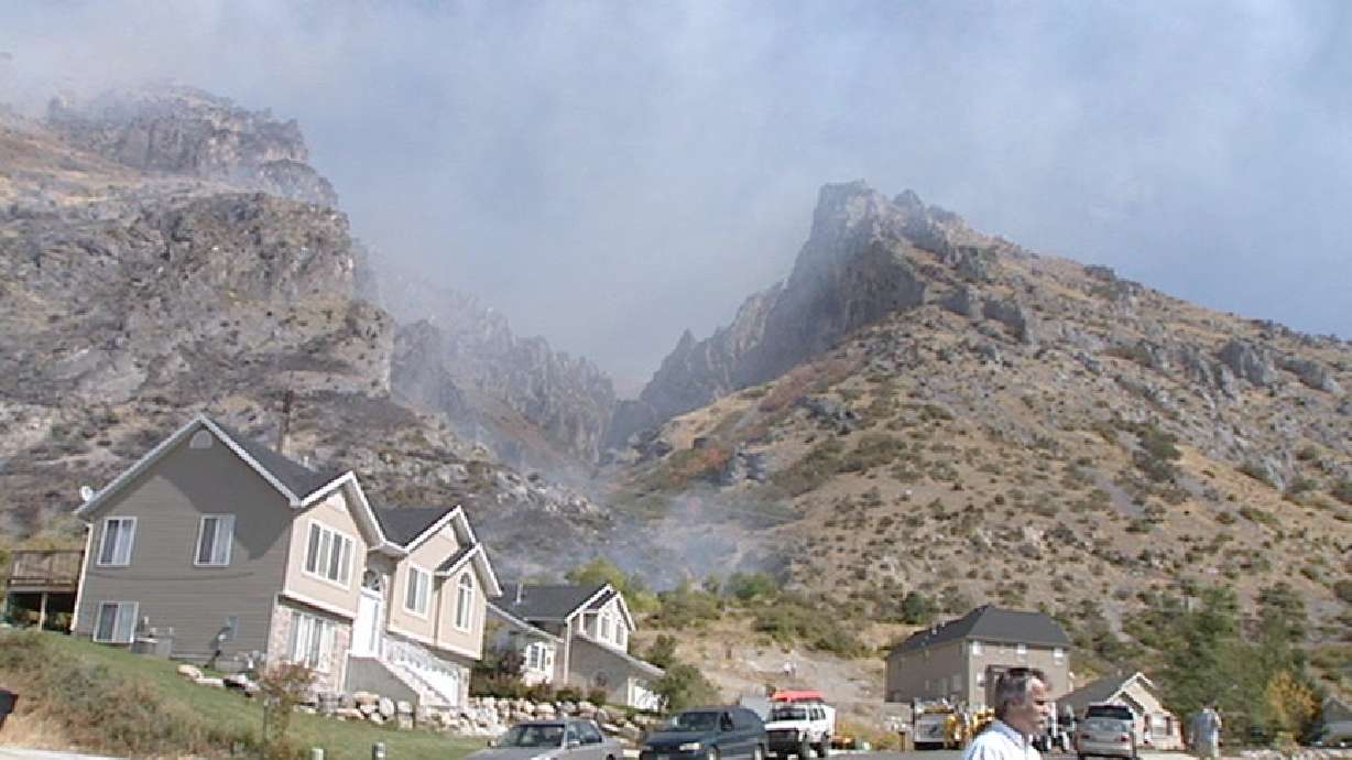 Fire Threatened Homes in Springville