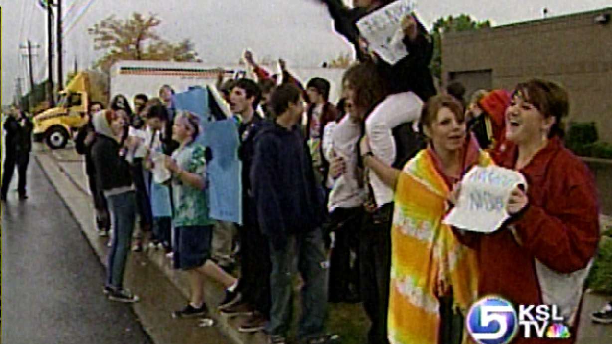 Students Protest Firing of Popular Teacher