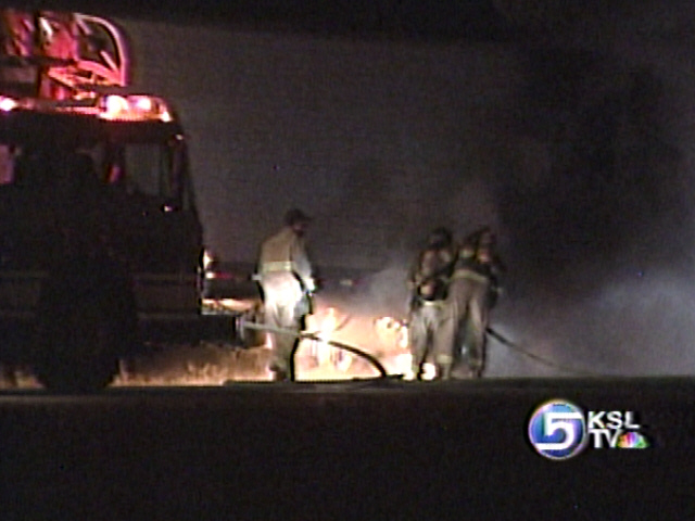 Semi Truck Fire Closes I-80 For a Time