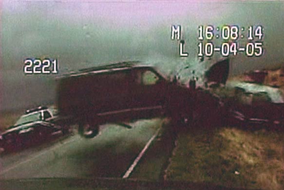 High Speed Chase Ends With Spectacular Crash