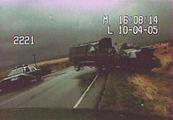 High Speed Chase Ends With Spectacular Crash