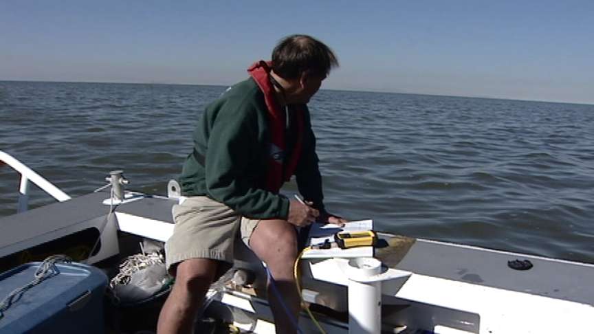 USGS Collects Water Samples for Mercury Contamination
